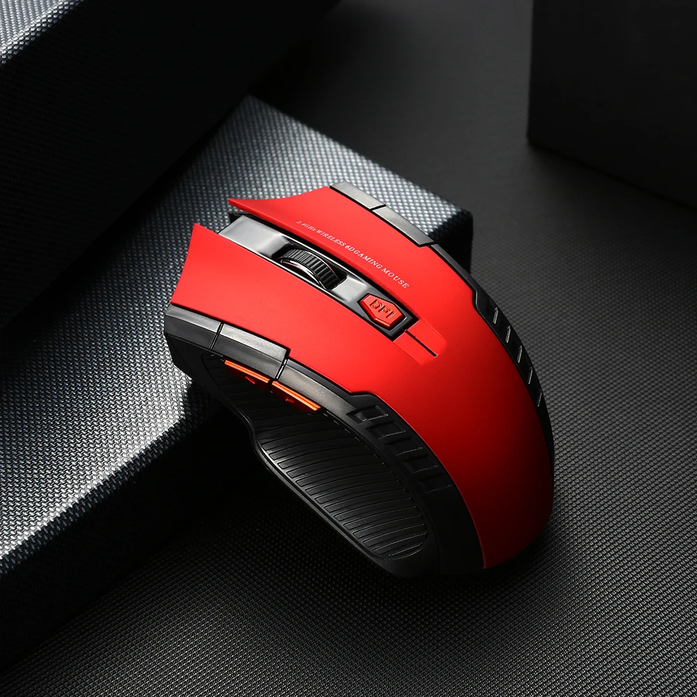 2.4G Wireless Optical Gaming Mouse (1600 DPI, 6 Buttons, USB Receiver)