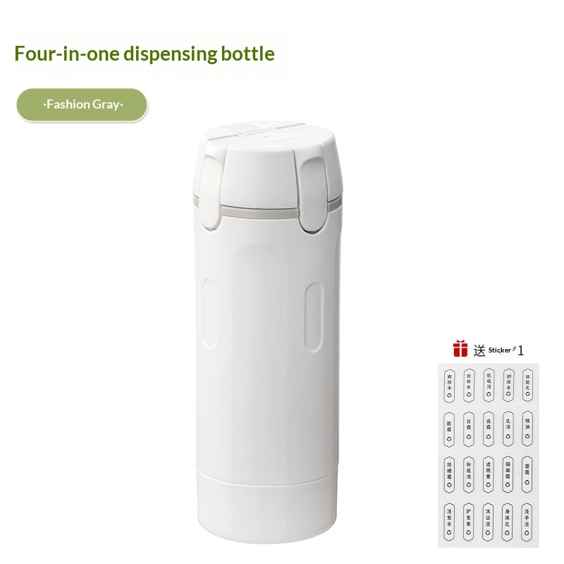 Travel  sized 4 in 1 Wash  Care Bottle Portable Storage Bottle